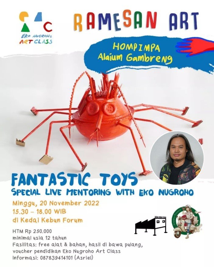 Pameran Ramesan Art; Bermain dan Berkarya dengan Seni Rupa - Eko ...