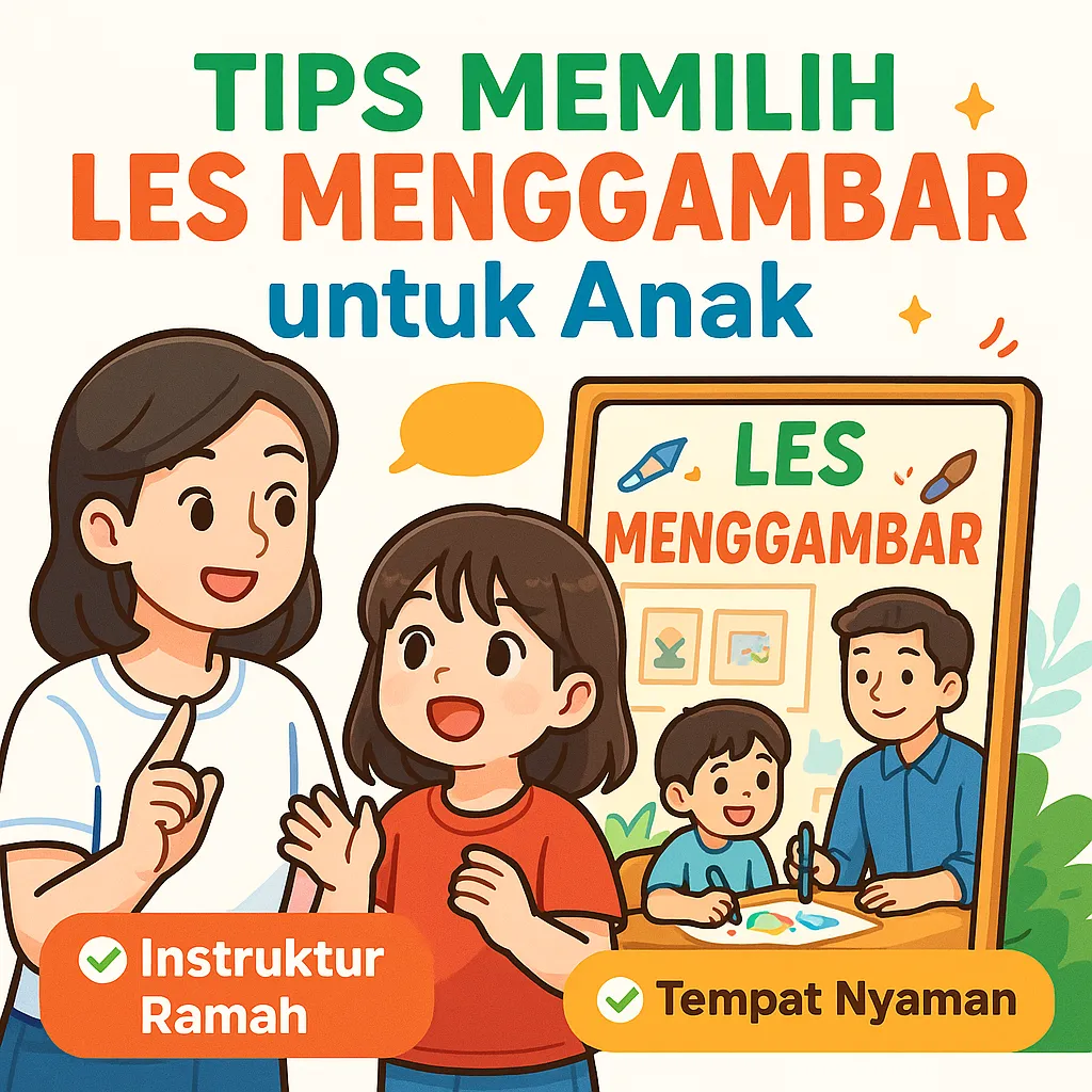 Tips Memilih Les Menggambar untuk Anak