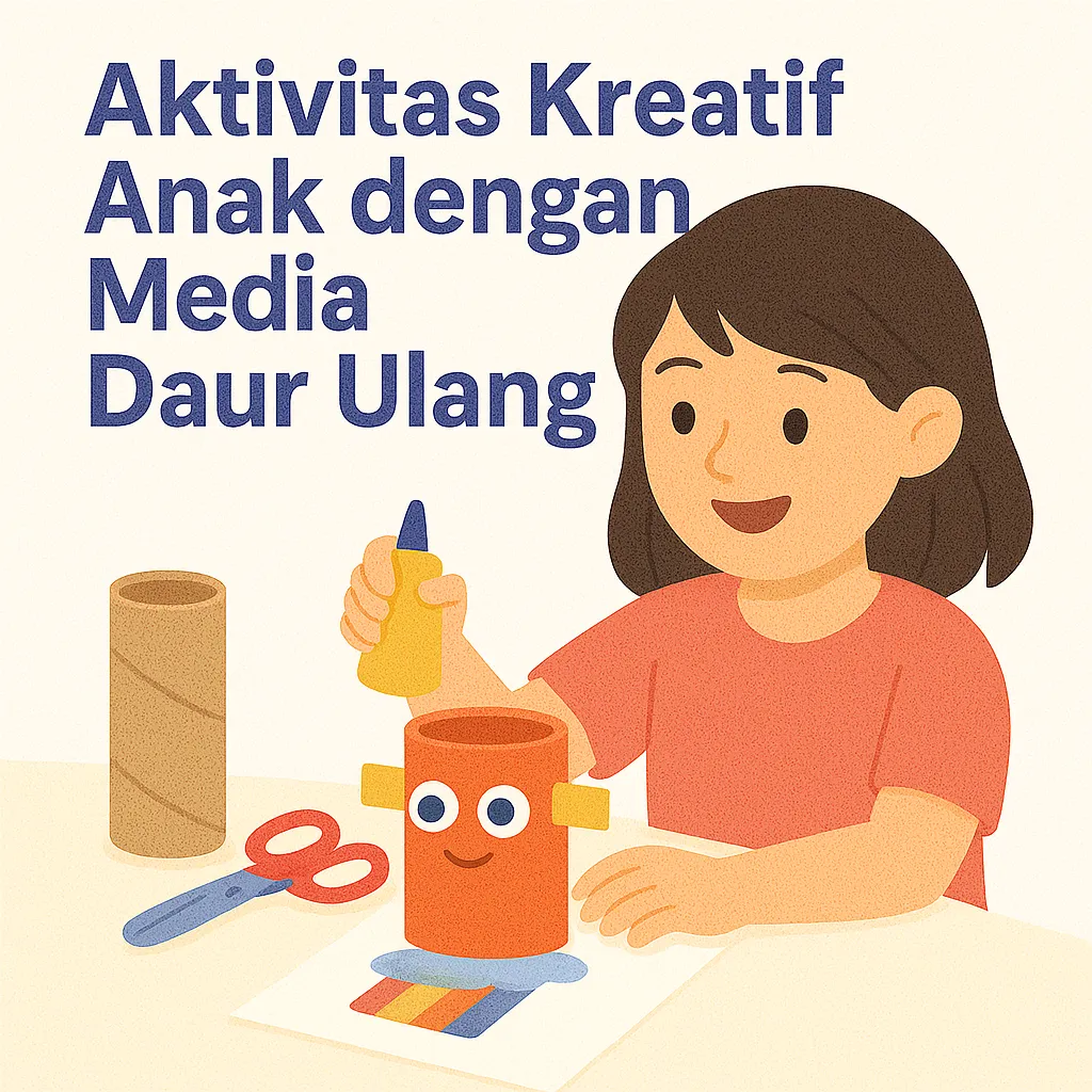 Aktivitas Kreatif Anak dengan Media Daur Ulang