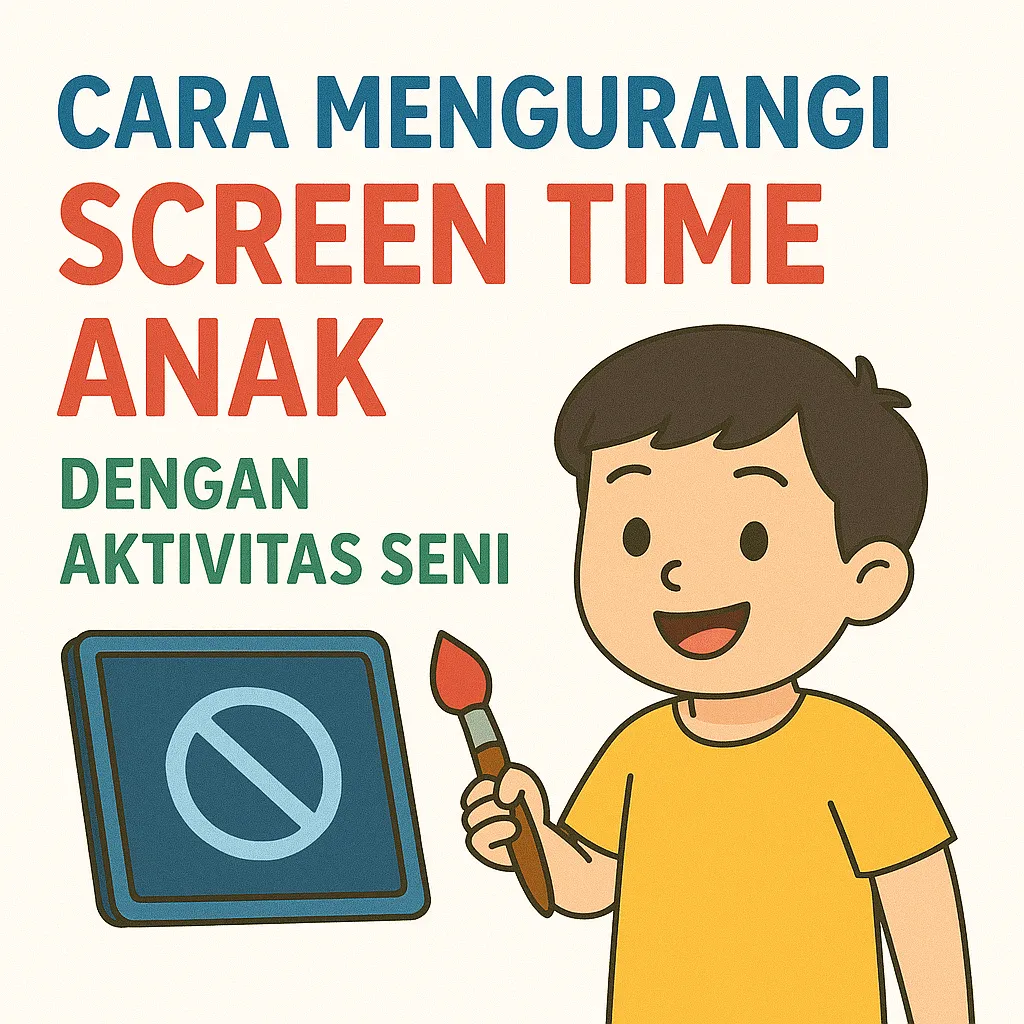 Cara Mengurangi Screen Time Anak dengan Aktivitas Seni