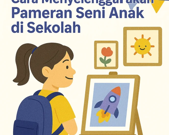 Cara Menyelenggarakan Pameran Seni Anak di Sekolah