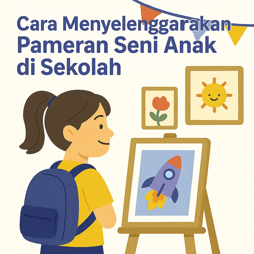 Cara Menyelenggarakan Pameran Seni Anak di Sekolah