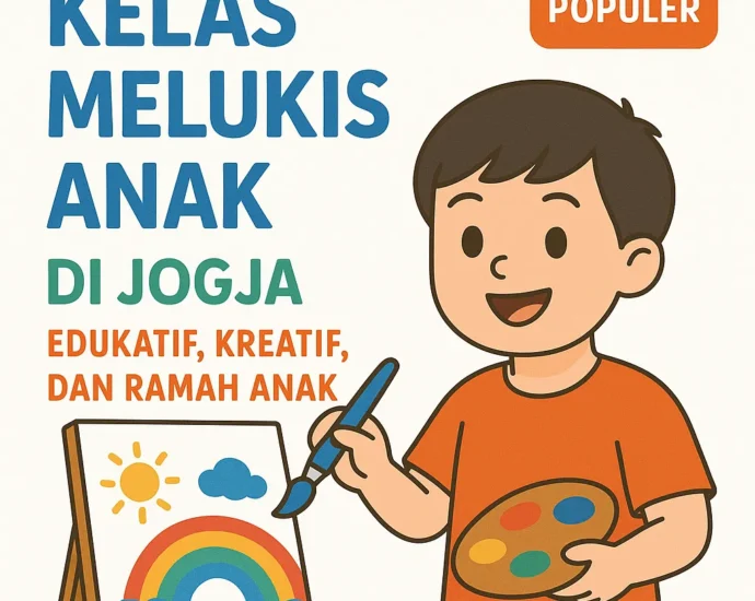 Kelas Melukis Anak di Jogja – Edukatif, Kreatif, dan Ramah Anak