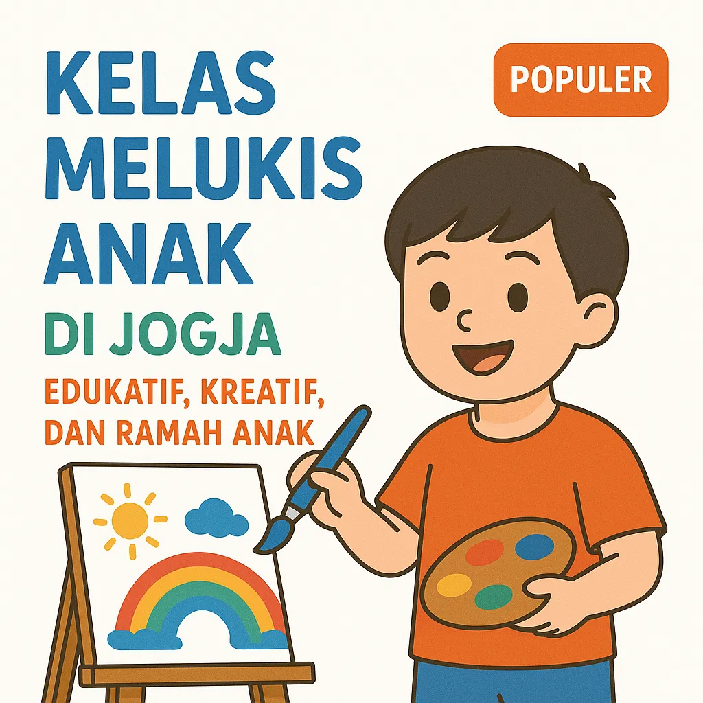 Kelas Melukis Anak di Jogja – Edukatif, Kreatif, dan Ramah Anak