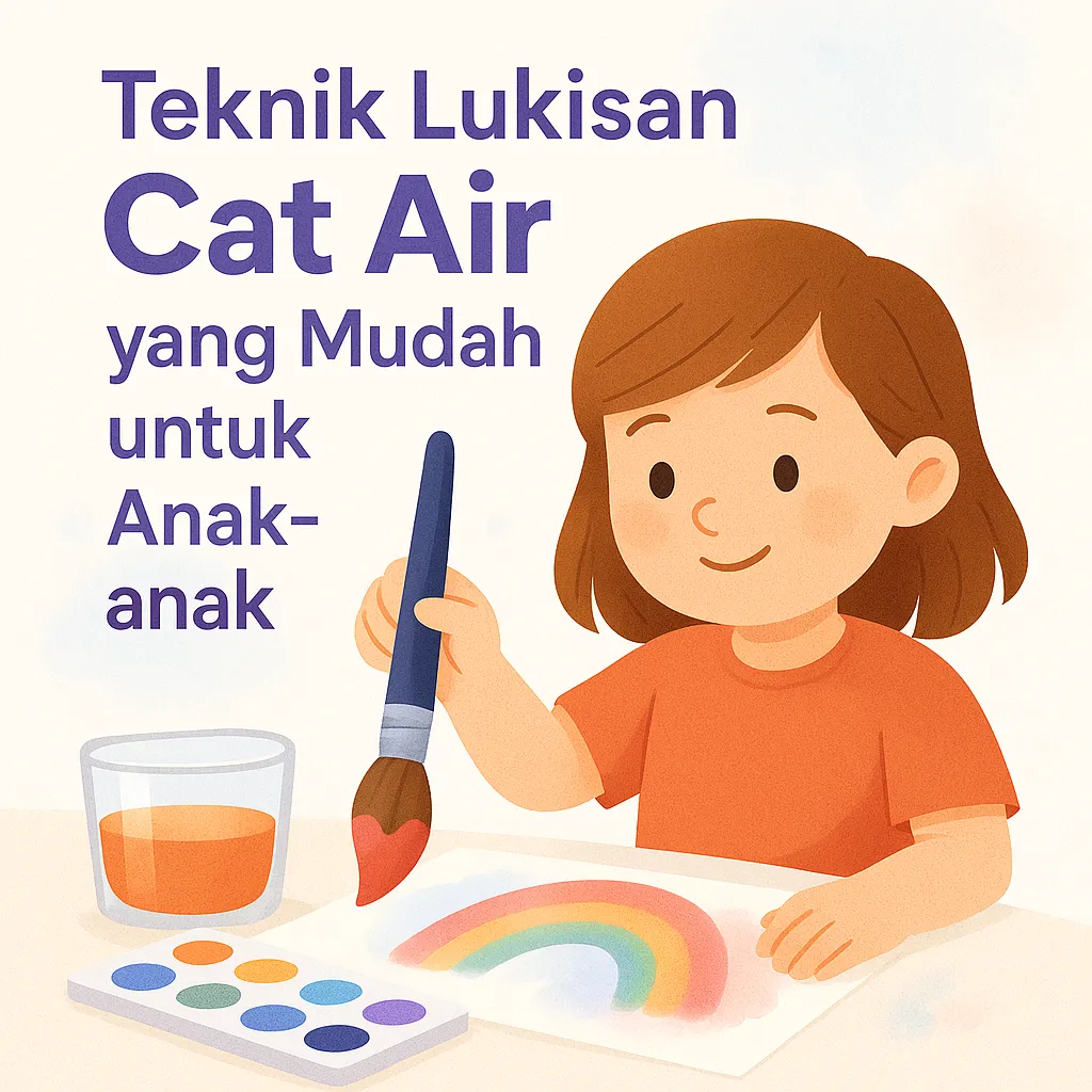 Cari teknik lukisan cat air yang mudah untuk anak? Simak panduan sederhana agar si kecil bisa berkreasi dengan menyenangkan dan edukatif.