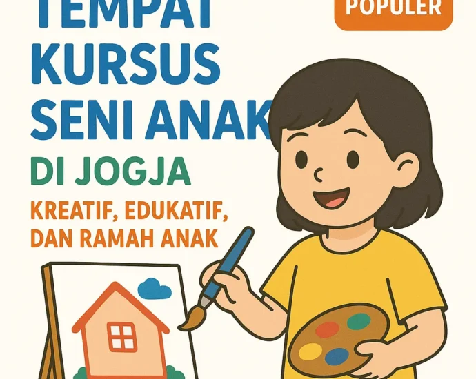 Tempat Kursus Seni Anak di Jogja – Kreatif, Edukatif, dan Ramah Anak