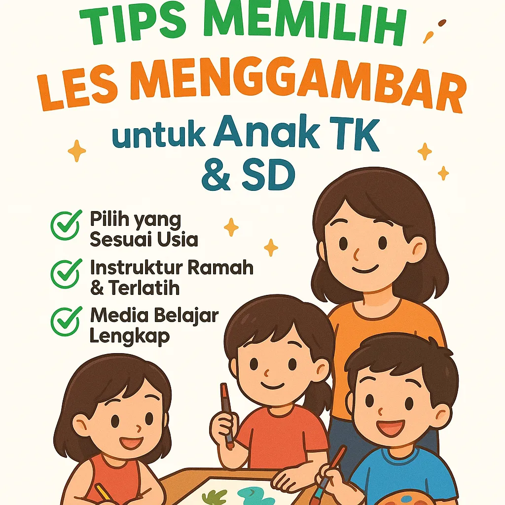 Tips Memilih Les Menggambar untuk Anak TK