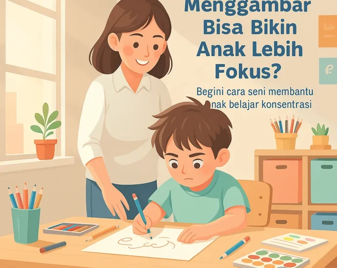 Menggambar Bisa Bikin Anak Lebih Fokus? Ini Penjelasannya