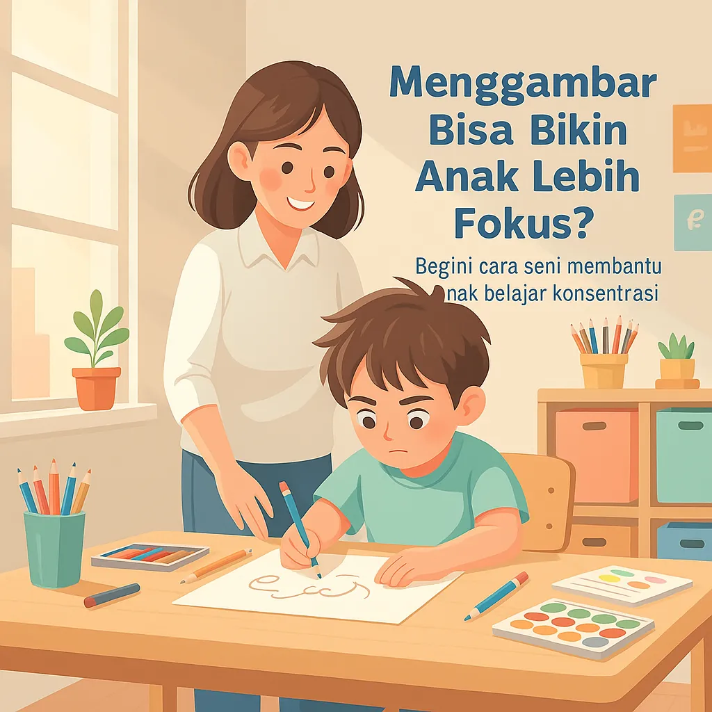 Menggambar Bisa Bikin Anak Lebih Fokus? Ini Penjelasannya