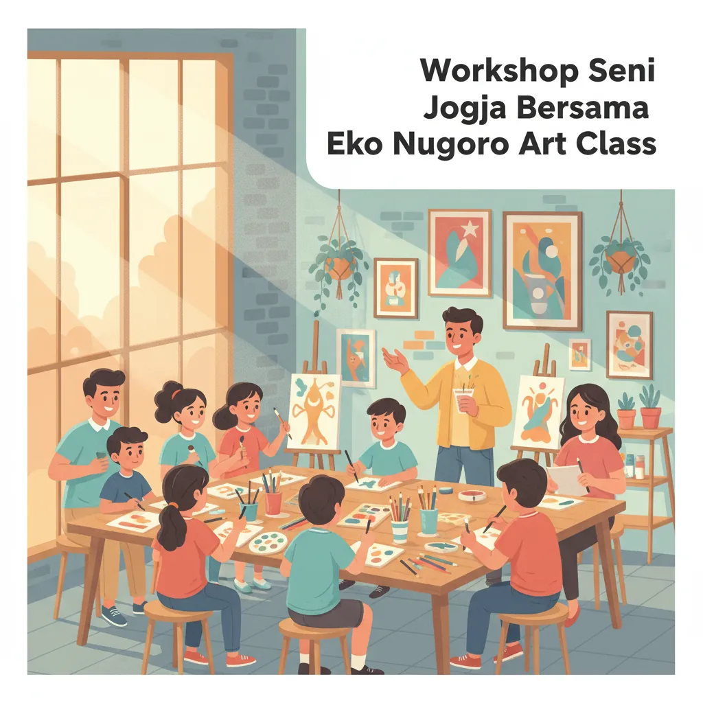 Workshop Seni di Jogja Bersama Eko Nugroho Art Class