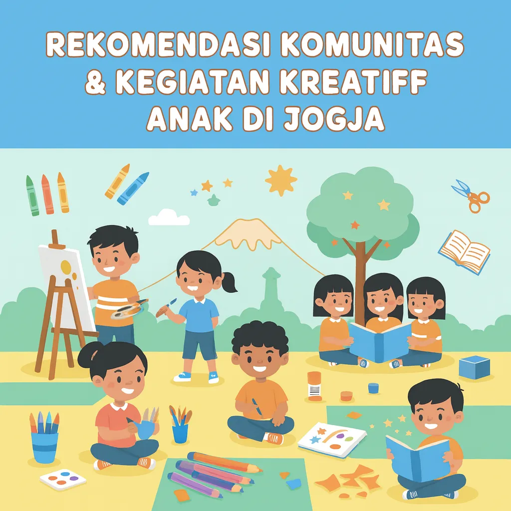 Rekomendasi Komunitas & Kegiatan Kreatif Anak di Jogja