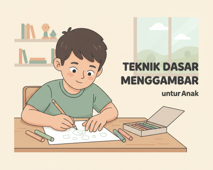teknik dasar menggambar untuk anak