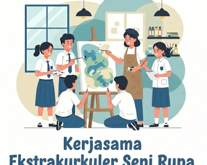 kerjasama ekstrakurikuler seni rupa