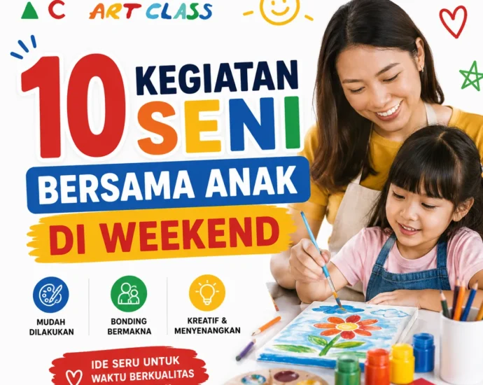 10 Kegiatan Seni Bersama Anak di Weekend