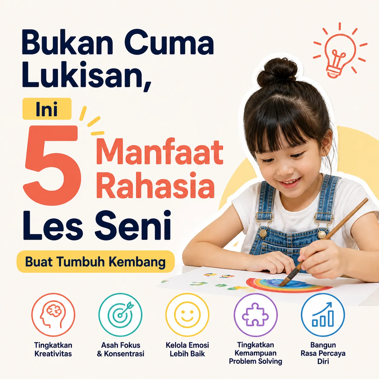 Bukan Cuma Lukisan, Ini 5 Manfaat Rahasia Les Seni Buat Tumbuh Kembang