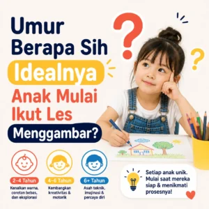 Umur Berapa Sih Idealnya Anak Mulai Ikut Les Menggambar