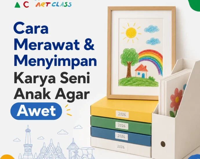 Cara Merawat & Menyimpan Karya Seni Anak Agar Awet